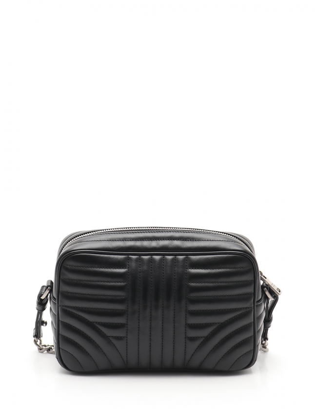 プラダ PRADA チェーンショルダーバッグ 黒 1BH083 レザー プラダ PRADA チェーンショルダーバッグ 黒 1BH083 レザー
