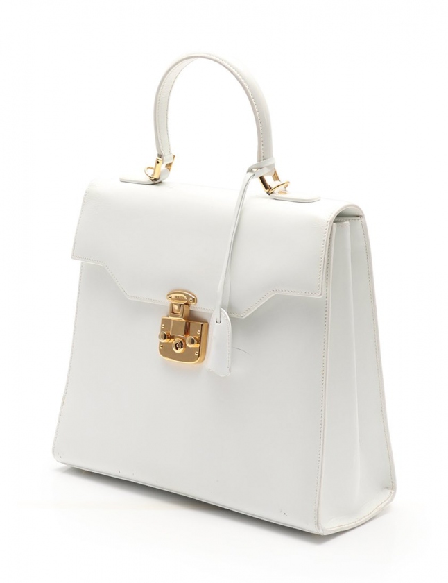 グッチ GUCCI ハンドバッグ ショルダーバッグ オールドグッチ 白 000