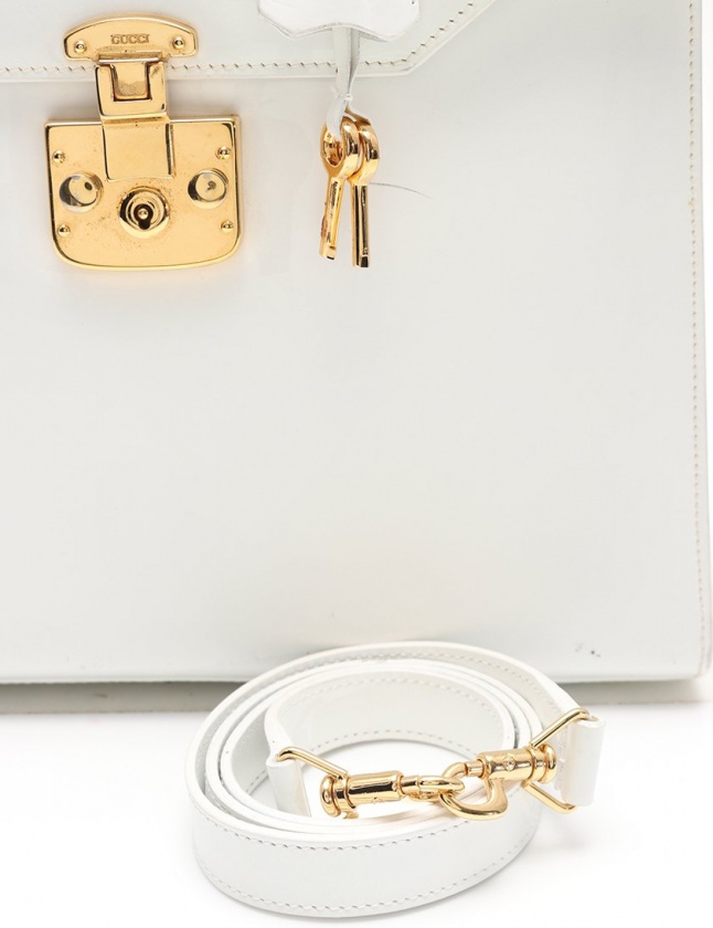 グッチ GUCCI ハンドバッグ ショルダーバッグ オールドグッチ 白 000