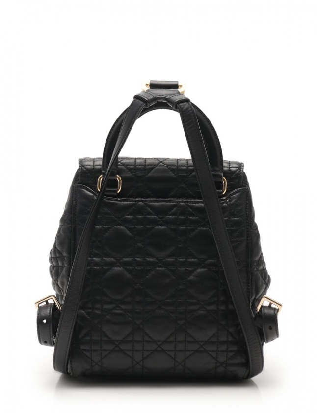 Christian Dior レディースレザーリュック 黒