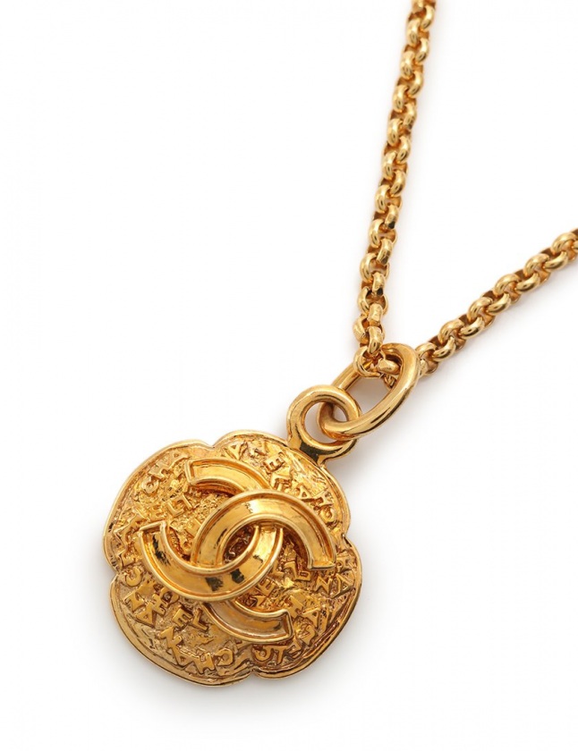シャネル CHANEL ネックレス ココマーク ゴールド アクセサリー 95A