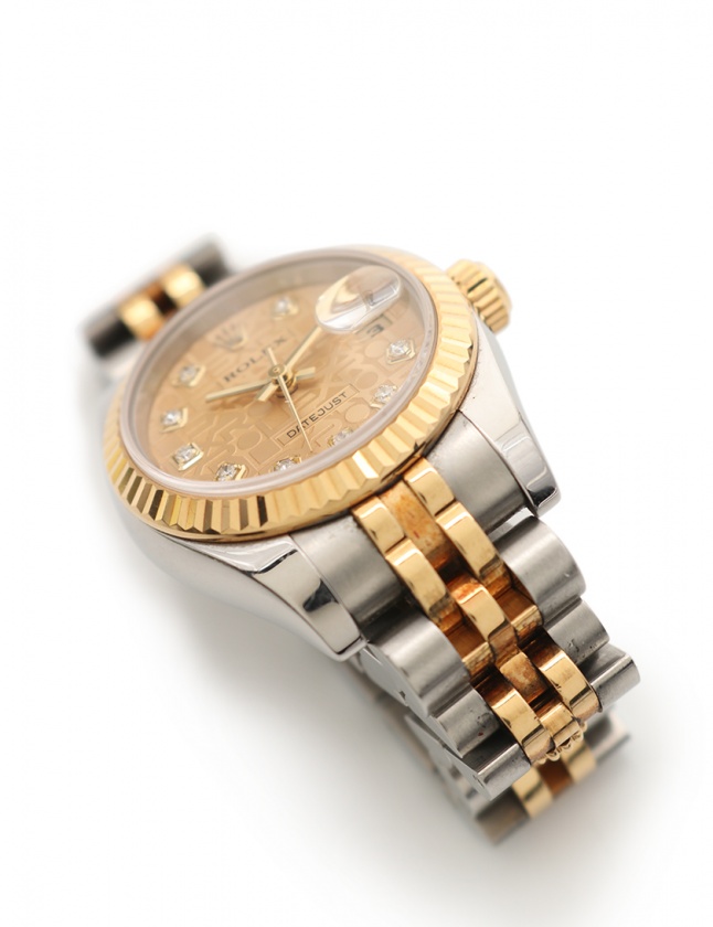 ロレックス ROLEX 腕時計 デイトジャスト レディース シルバー
