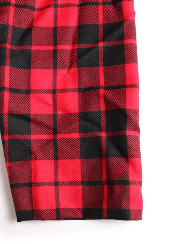 コムデギャルソン COMME des GARCONS サルエルパンツ 赤 黒 S ボトムス 