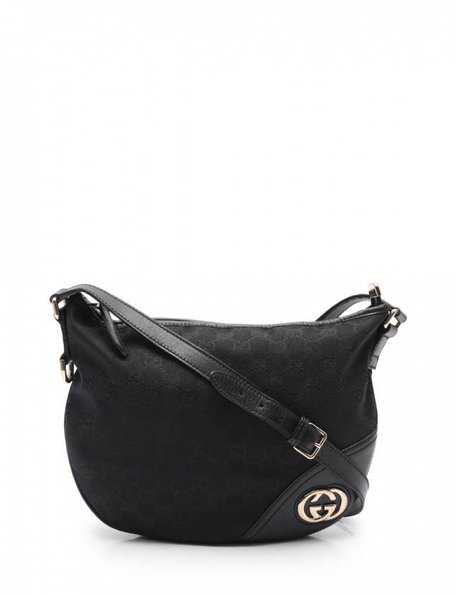 グッチ GUCCI ショルダーバッグ GGキャンバス 黒 169998 キャンバス