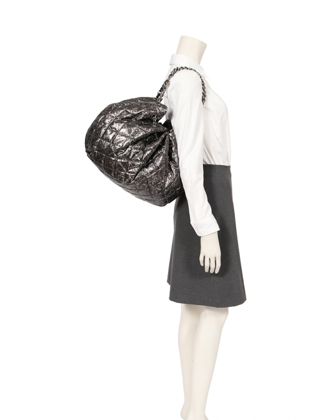 シャネル CHANEL チェーンショルダーバッグ メルローズカバス シルバー