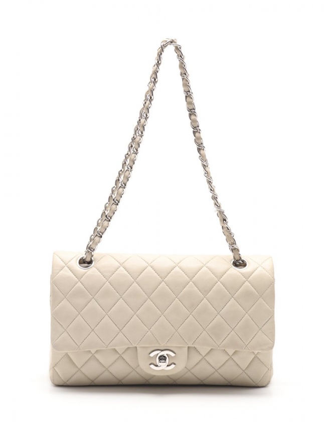 CHANEL シャネル フレンチリビエラ チェーンショルダーバッグ アイボリー