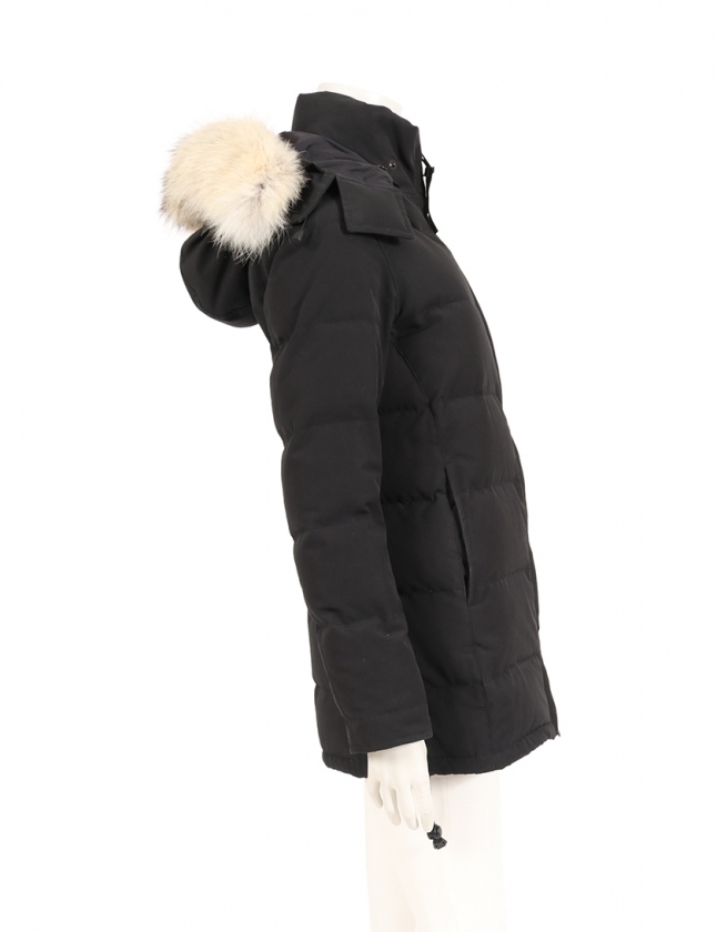 カナダグース CANADA GOOSE ダウンジャケット ベルヴィル パーカ 黒 S 