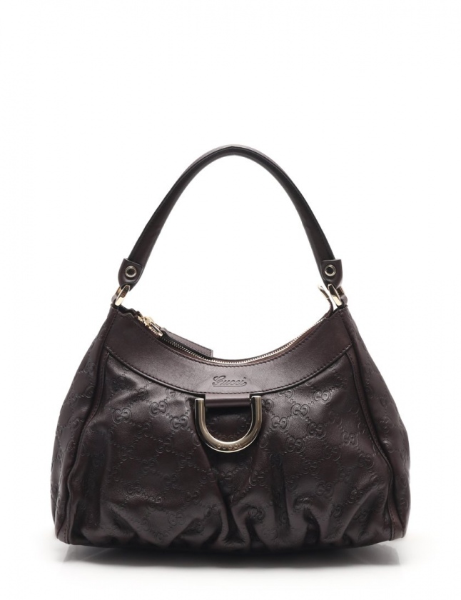 グッチ GUCCI ワンショルダーバッグ アビー グッチシマ 茶 190525  