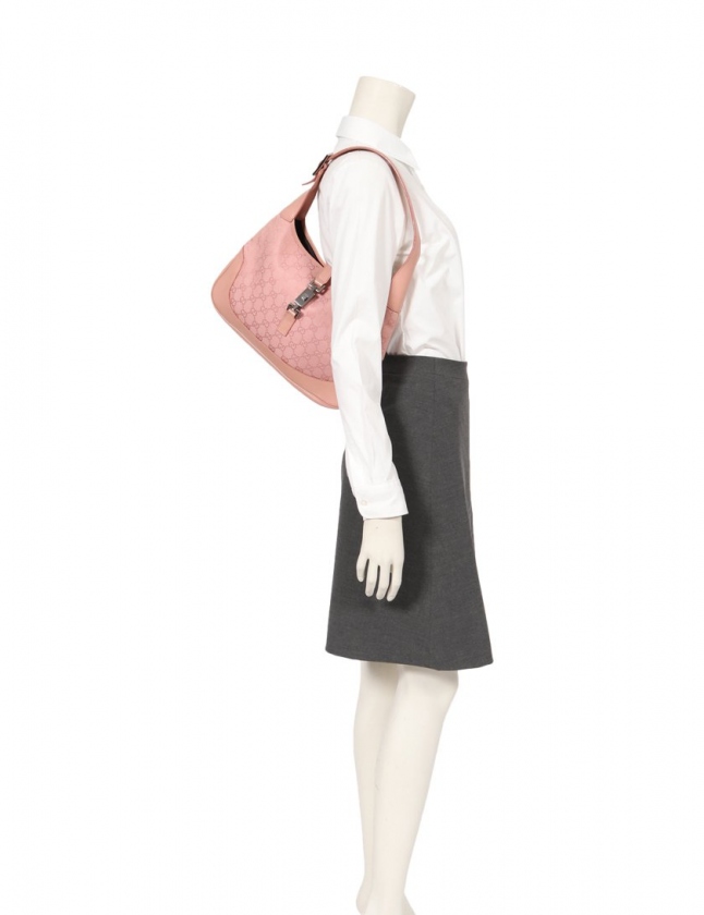 グッチ GUCCI ワンショルダーバッグ ジャッキー GG柄 ピンク 001 3306 