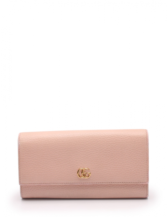 グッチ GUCCI 二つ折り長財布 プチマーモント コンチネンタル  