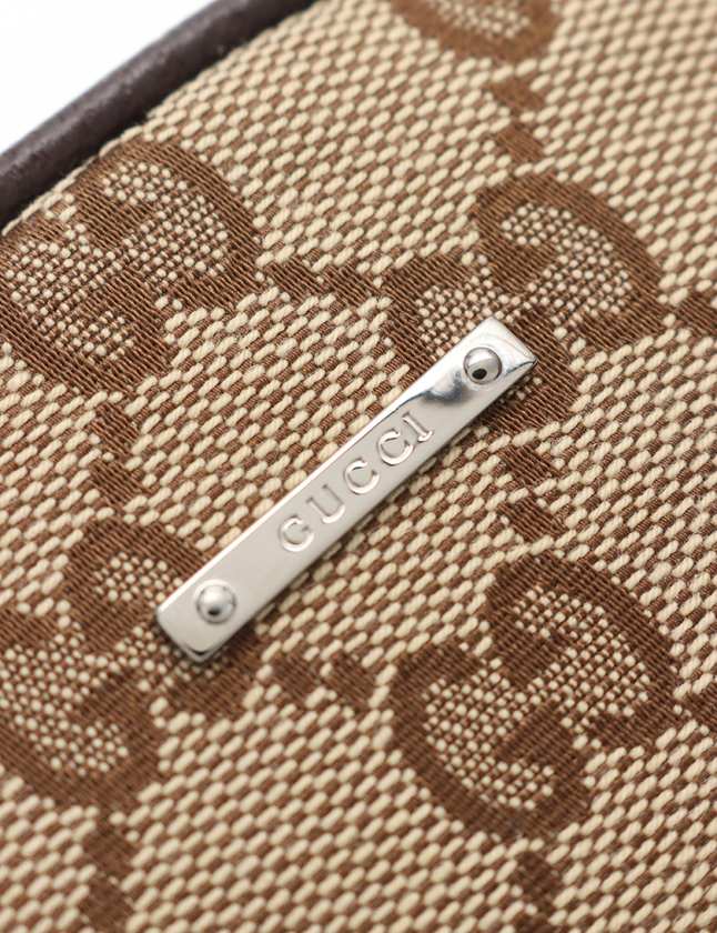 グッチ GUCCI シガレットケース タバコケース GGキャンバス ベージュ
