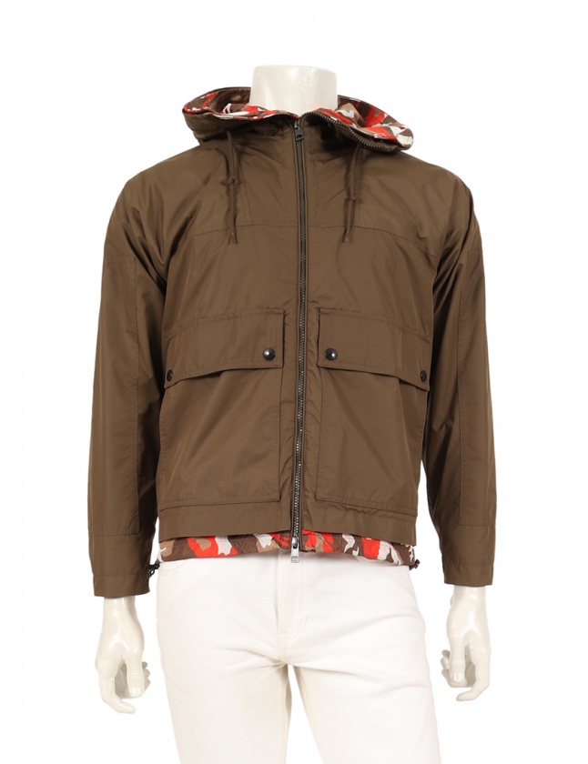 モンクレール MONCLER ジャケット カーキ 0 アウター カモフラ 迷彩柄 