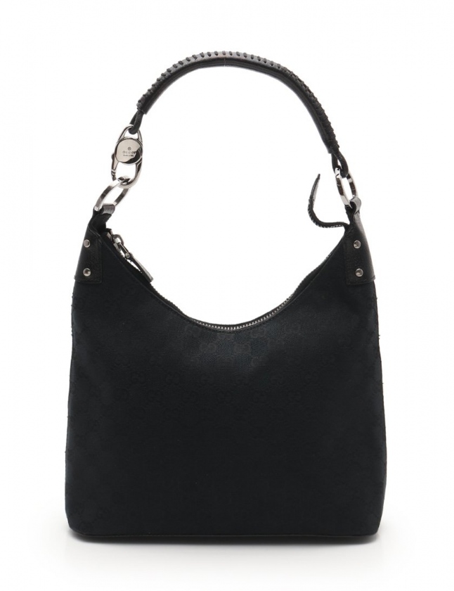 グッチ GUCCI ショルダーバッグ GGキャンバス 黒 115003 キャンバス 