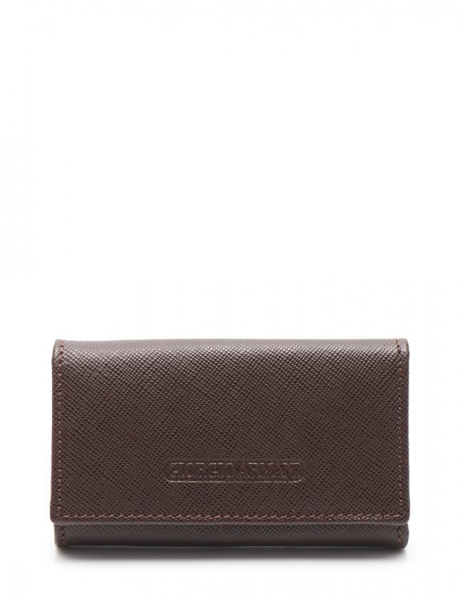ジョルジオアルマーニ Giorgio Armani 6連キーケース 茶 小物 レザー メンズ レディース 114 ベクトルパーク