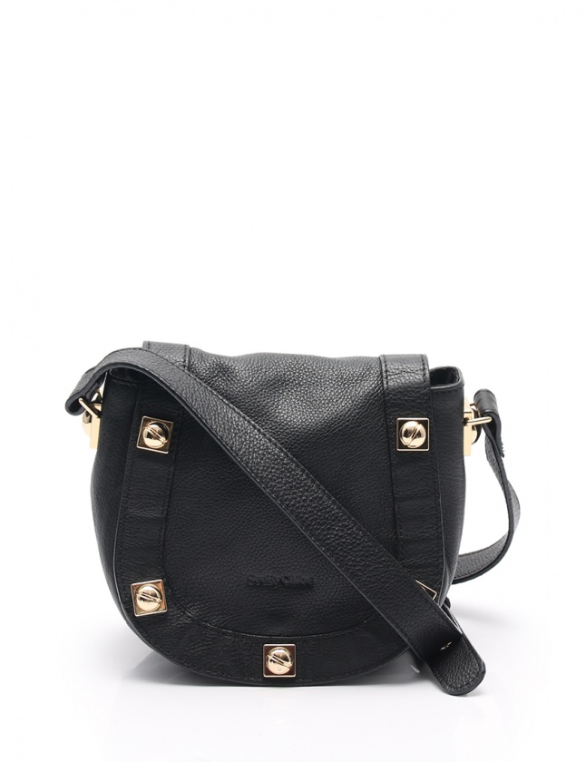 シーバイクロエ SEE BY CHLOE ショルダーバッグ 黒 レザー シーバイクロエ SEE BY CHLOE ショルダーバッグ 黒 レザー