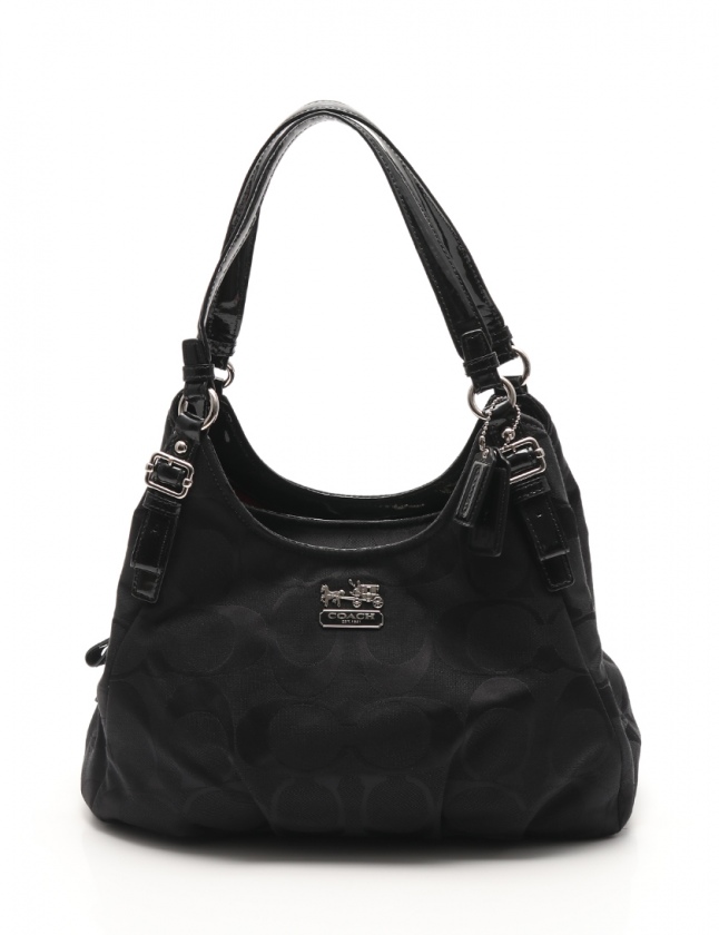 コーチ COACH トートバッグ シグネチャー 黒 18762 キャンバス 