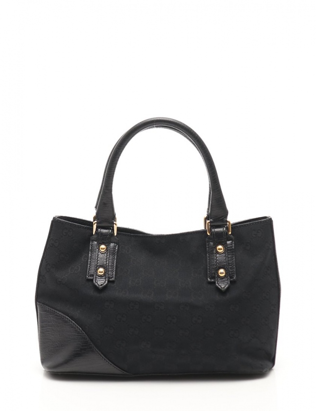 グッチハンドバッグGGキャンバスホースビットシェリー