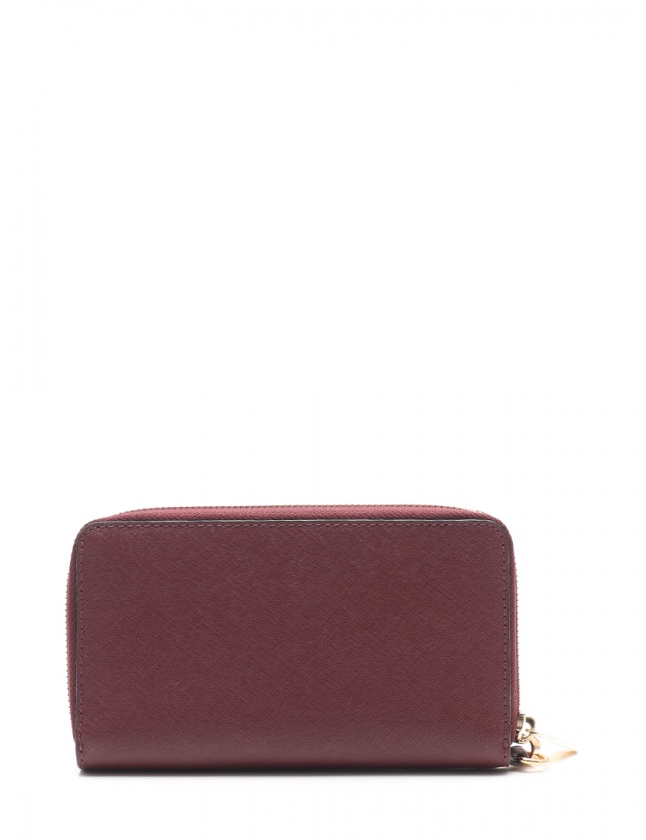 MICHAEL KORS 赤 二つ折り財布 はやかっ スタッズ付き