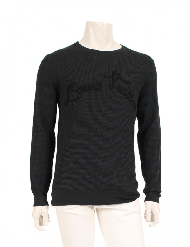 Louis Vuitton ダークグレー ニットセーター