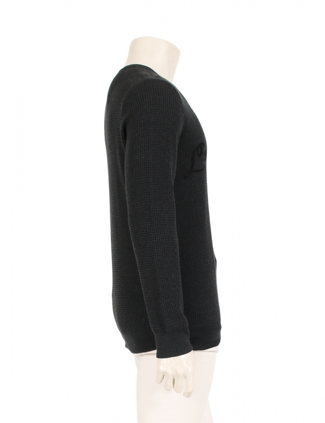 Louis Vuitton ダークグレー ニットセーター Louis Vuitton ダークグレー ニットセーター