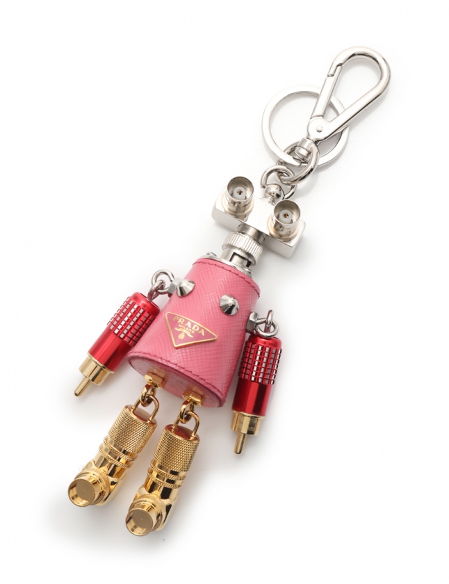 プラダ PRADA キーリング トリック ピンク