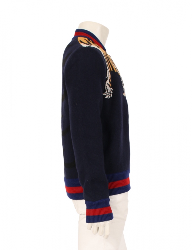 グッチ タイガー ニット ブルゾン ジャケット GUCCI M BTS テテ 