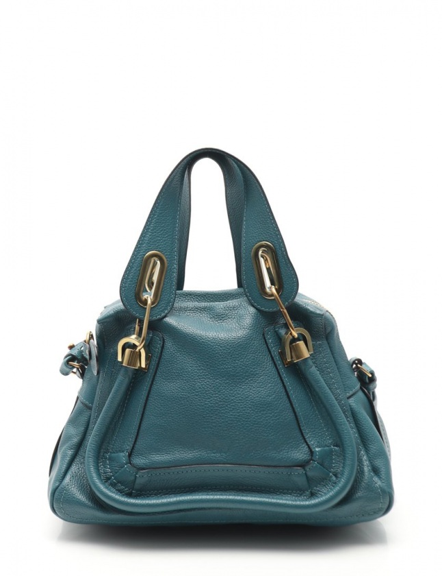 クロエ CHLOE ハンドバッグ ショルダーバッグ パラティ ブルーグリーン  