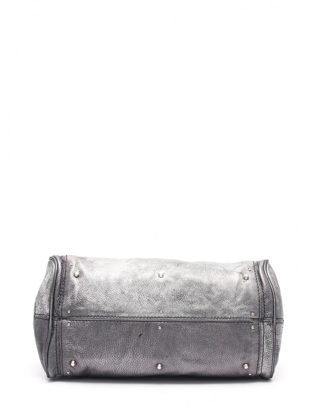 クロエ CHLOE ショルダーバッグ パディントン グレーメタリック レザー 