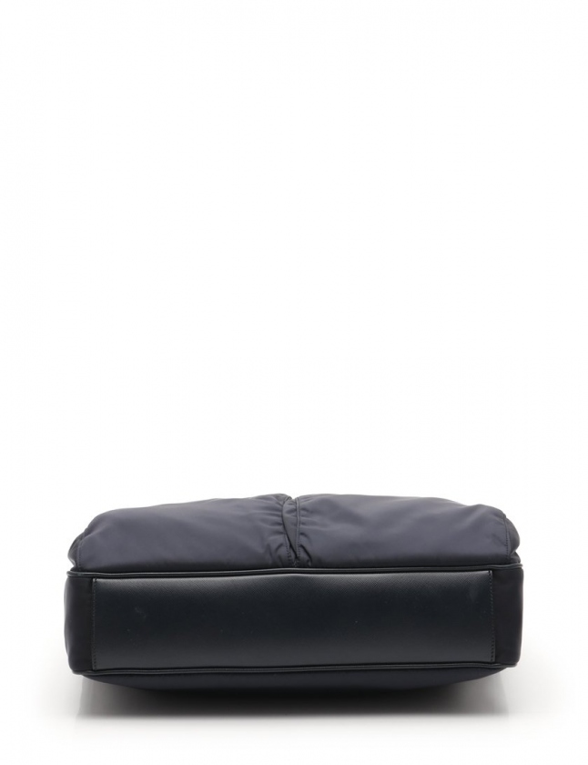 プラダ PRADA トートバッグ ネイビー VA0860 ナイロン レザー 2WAY 