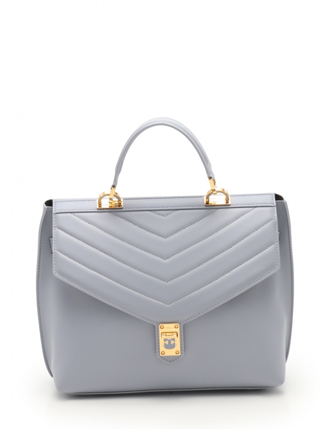 フルラ FURLA ハンドバッグ TORTONA トルトーナ S 水色 レザー 2WAY  