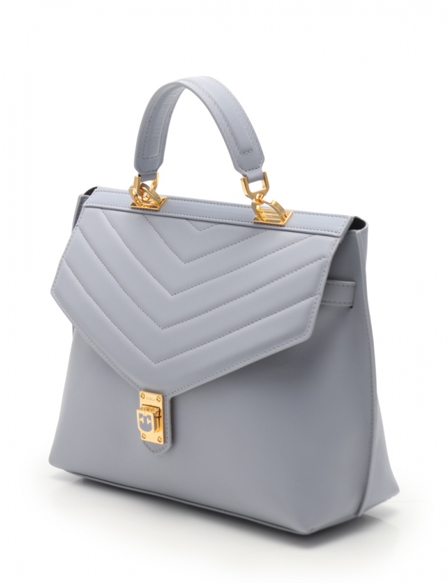 フルラ FURLA ハンドバッグ TORTONA トルトーナ S 水色 レザー 2WAY 