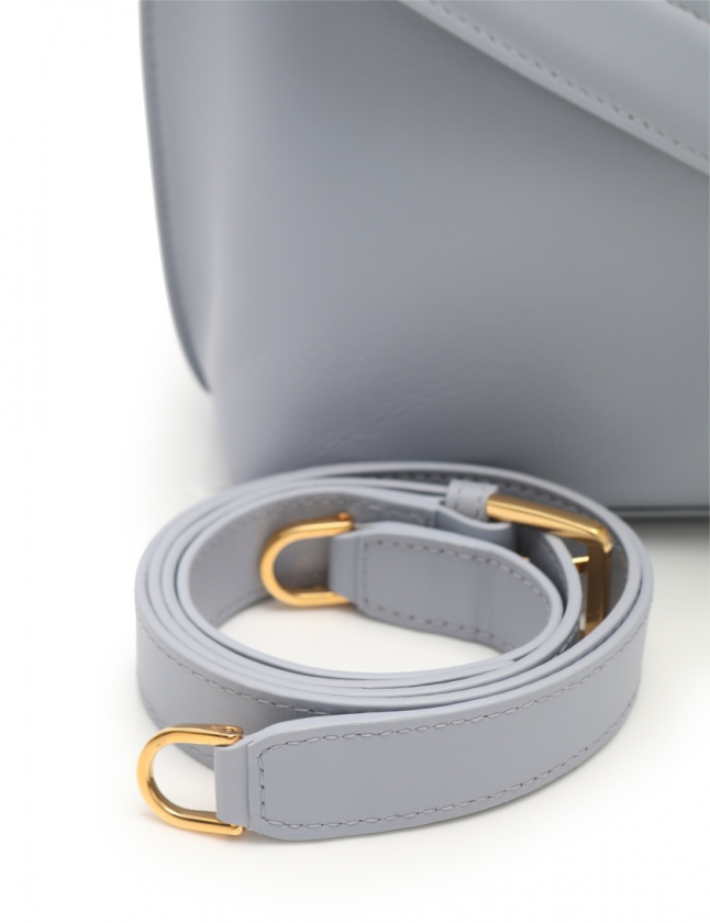 フルラ FURLA ハンドバッグ TORTONA トルトーナ S 水色 レザー 2WAY 