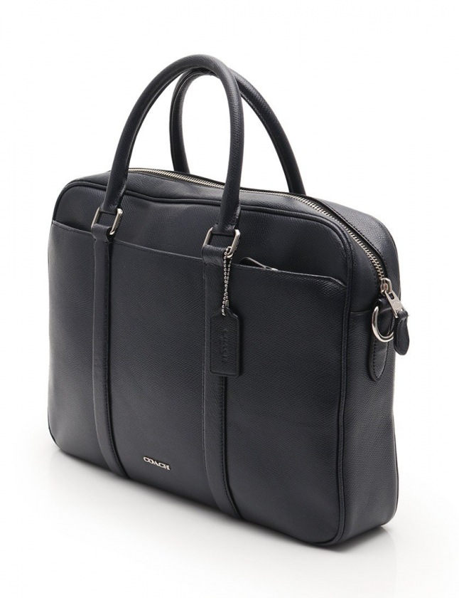 コーチ COACH ブリーフケース ビジネスバッグ ネイビー F54763
