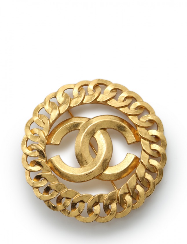 シャネル CHANEL ブローチ ココマーク ゴールド アクセサリー 96P 