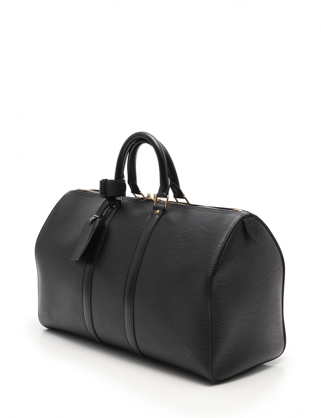 LouisVuitton/ルイヴィトン エピ　キーポル45 ノワール ルイヴィトン LOUIS VUITTON ボストンバッグ キーポル45 エピ ノワール