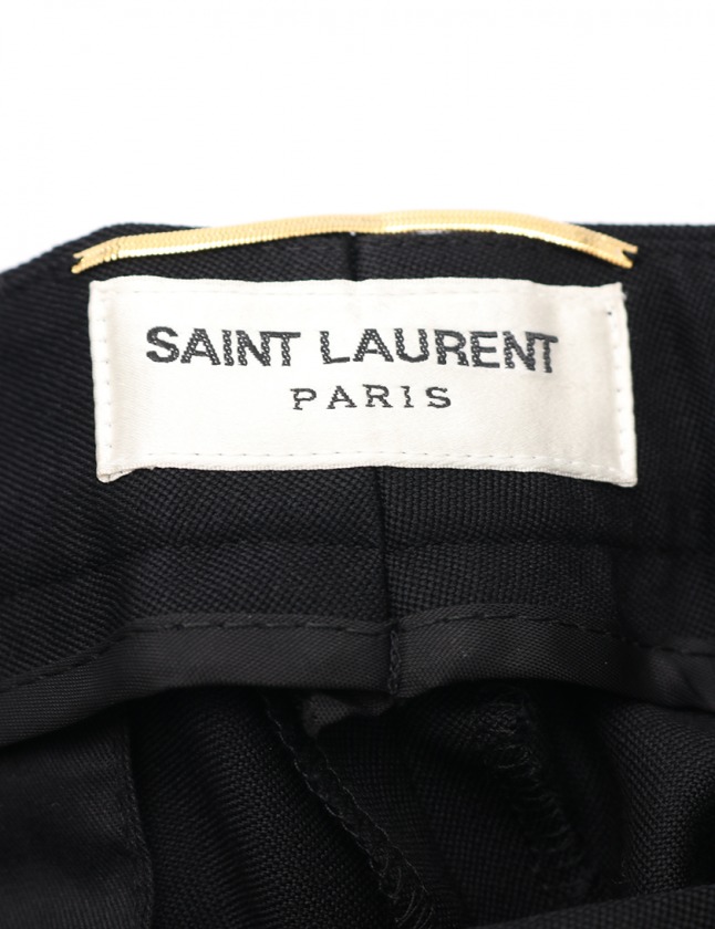 【美品】SAINT LAURENT PARIS ライン パンツ スラックス M 美品】SAINT LAURENT PARIS ライン パンツ スラックス M - メルカリ