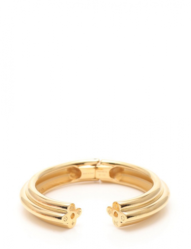 ルイヴィトン LOUIS VUITTON バングル ジョンク ファスト フラワー  