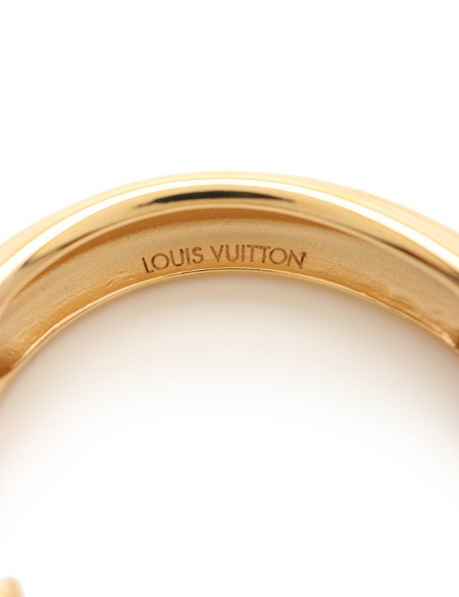 ルイヴィトン LOUIS VUITTON バングル ジョンク ファスト フラワー 