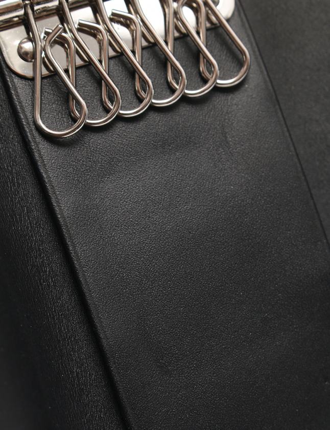 ロエベ LOEWE 6連キーケース アナグラム 黒 小物 レザー メンズ