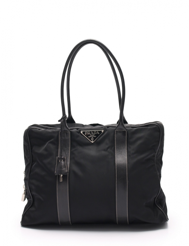 プラダ PRADA ビジネスバッグ 黒 ナイロン レディース 114 