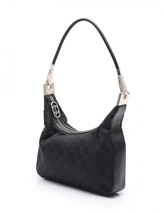 グッチ GUCCI ショルダーバッグ GGキャンバス 黒 001 3812 キャンバス 