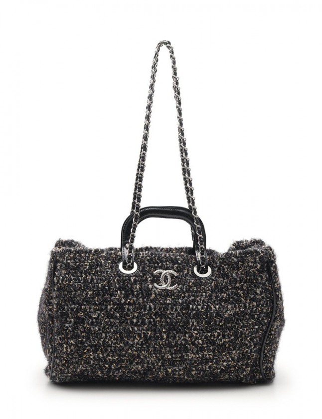 シャネル CHANEL ショルダーバッグ ハンドバッグ ココマーク ツイード  