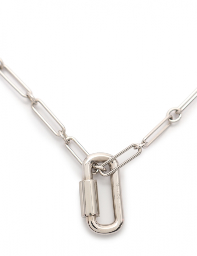 エルメス HERMES ネックレス ペンダント キュリオジテ シルバー 