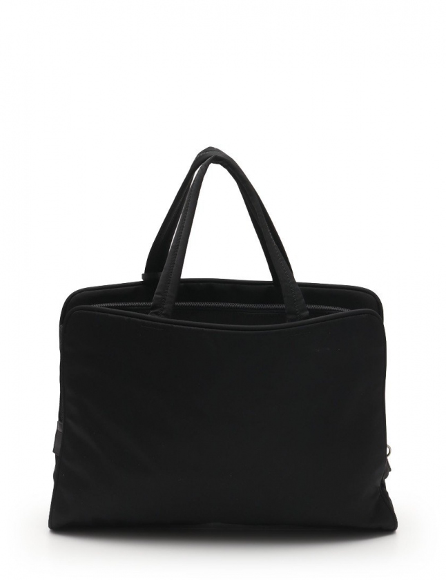 プラダ PRADA ハンドバッグ 黒 B8496 ナイロン レザー TESSUTO SPORT 