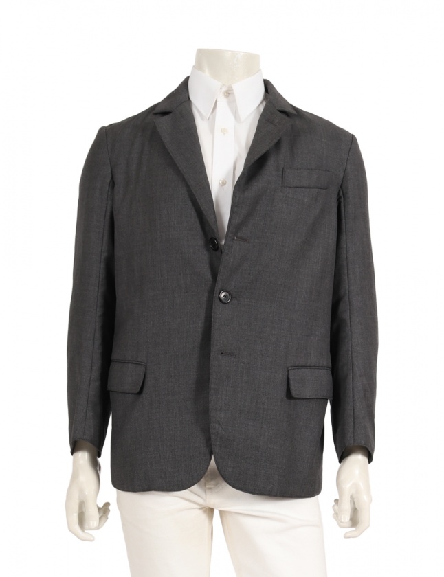 プラダ Prada ジャケット グレー 48 アウター M メンズ 114