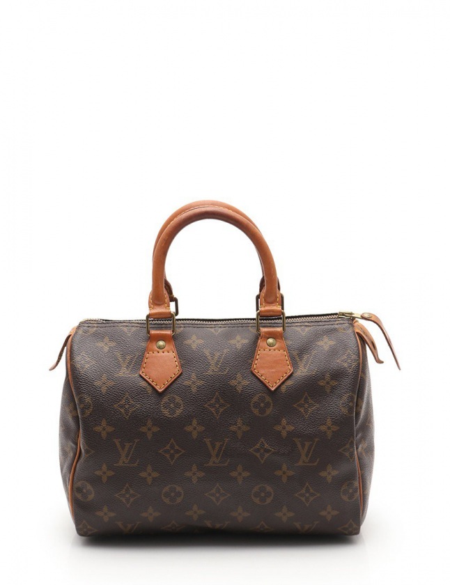 ルイヴィトン Louis Vuitton ハンドバッグ スピーディ25 モノグラム 茶 M Pvc レザー レディース 114 ベクトルパーク