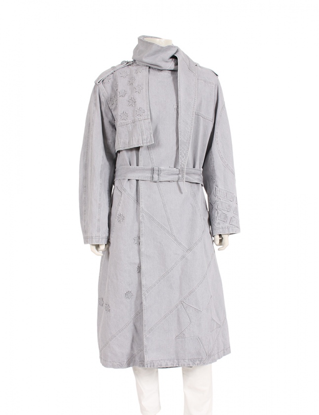 ルイヴィトン Louis Vuitton トレンチコート フラッグスパッチワーク