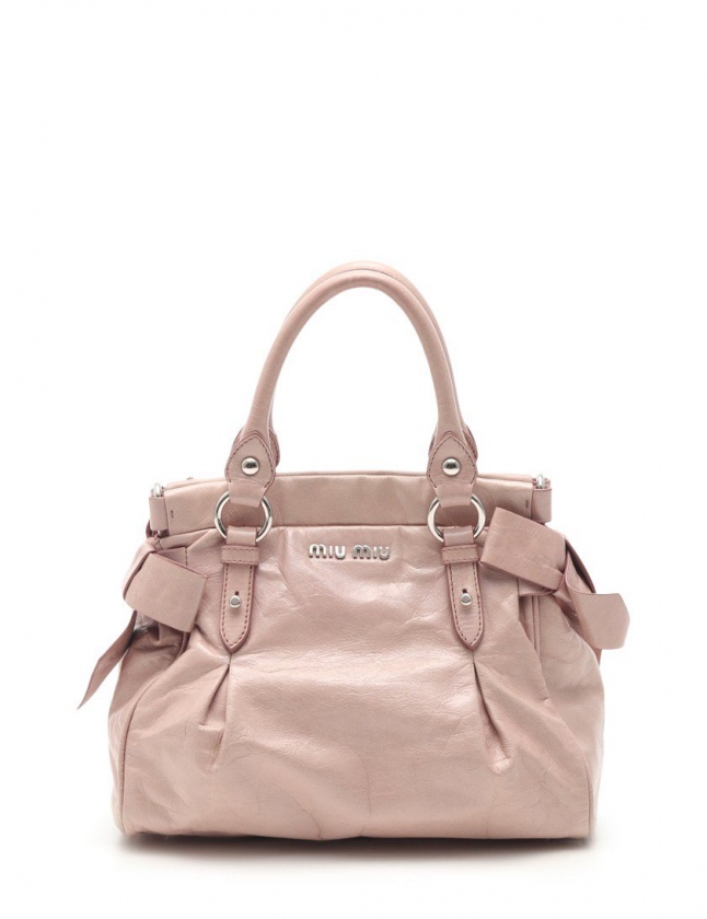 ミュウミュウ miumiu ハンドバッグ ショルダーバッグ ピンクベージュ ミュウミュウ miumiu ハンドバッグ ショルダーバッグ ピンクベージュ