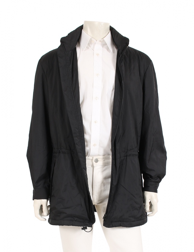 イッセイミヤケ ISSEY MIYAKE ロングコート 黒 M アウター 無地 