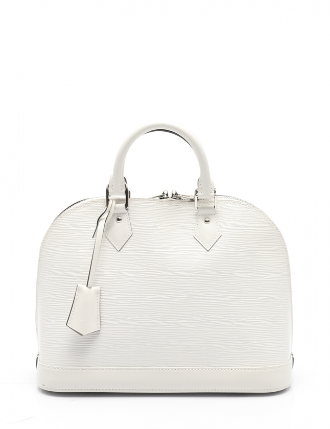 ルイヴィトン LOUIS VUITTON アルマPM エピ ハンドバッグ レザー 白 